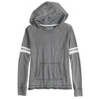 Plus Size Girls 7-16 Mudd&reg; Varsity Hodie, Size: 20 1/2, Grey (charcoal)