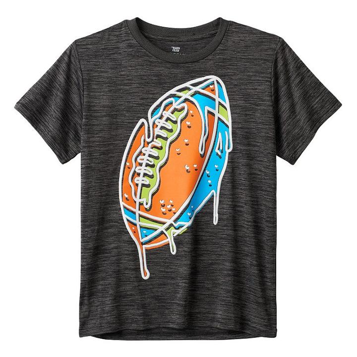 Boys 8-20 Tek Gear Football Tee, Boy's, Size: Small, Oxford