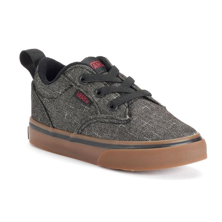 Vans Winston Rock Toddler Boys' Skate Shoes, Boy's, Size: 9 T, Black