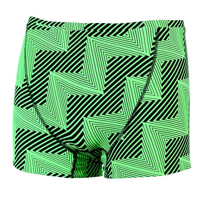 Men's Dolfin Reversible Square-leg Swim Trunks, Size: 24, Green Oth