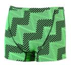 Men's Dolfin Reversible Square-leg Swim Trunks, Size: 24, Green Oth