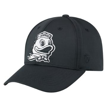 Adult Top Of The World Oregon Ducks Tension Cap, Men's, Black