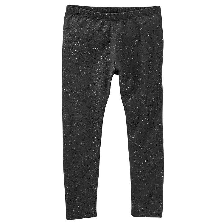 Girls 4-8 Oshkosh B'gosh&reg; Full-length Leggings, Size: 4, Gray Print