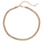 Napier Simulated Crystal Collar Necklace, Women's, Gold