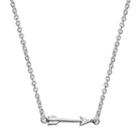 Itsy Bitsy Sterling Silver Arrow Necklace, Women's, Size: 16