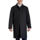Men's Towne By London Fog Microfiber Rain Jacket, Size: 36 Short, Black