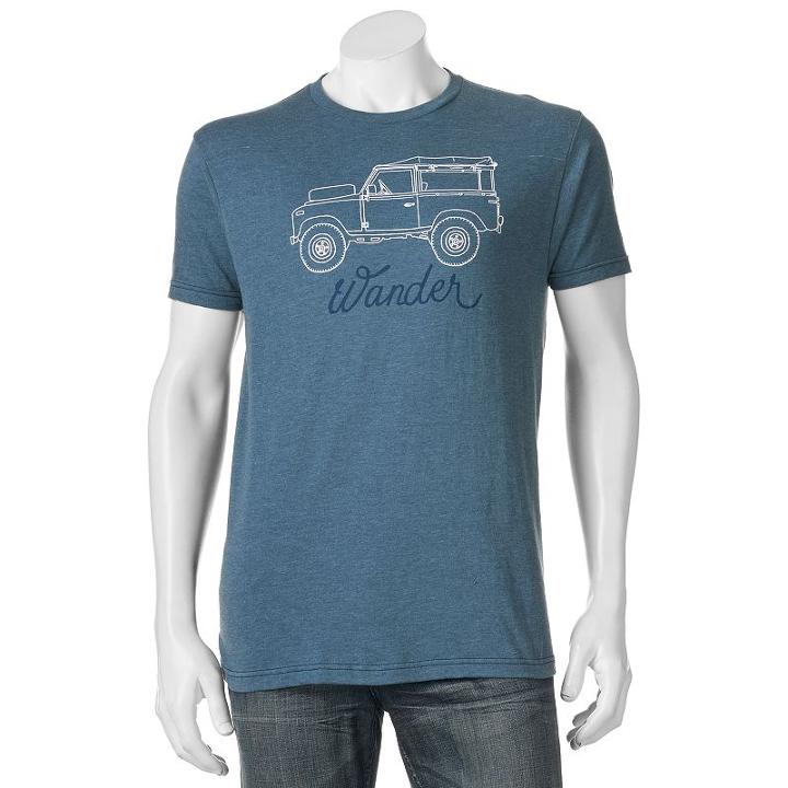 Men's Sonoma Goods For Life&trade; Wander Tee, Size: Xxl, Blue (navy)