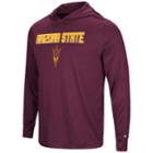 Men's Campus Heritage Arizona State Sun Devils Hooded Tee, Size: Medium, Dark Red