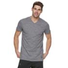 Men's Under Armour Sportstyle Core V-neck Tee, Size: Small, Silver