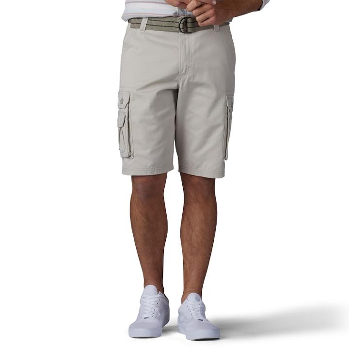 Men's Lee Wyoming Shorts, Size: 34, Med Beige