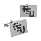 Fiora Stainless Steel Florida State Seminoles Team Logo Cuff Links, Men's, Multicolor
