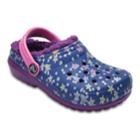 Crocs Classic Lined Graphic Kids' Clogs, Kids Unisex, Size: 12, Med Blue