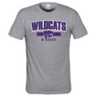 Men's Kansas State Wildcats Operator Tee, Size: Small, Med Grey