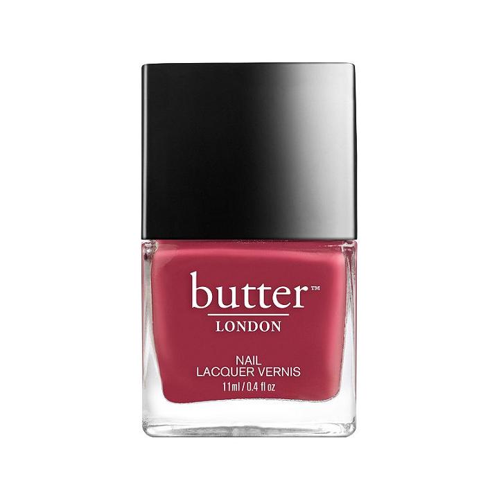 Butter London Nail Lacquer, Dark Pink
