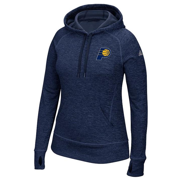 Women's Adidas Indiana Pacers Preferred Logo Hoodie, Size: Xl, Blue (navy)