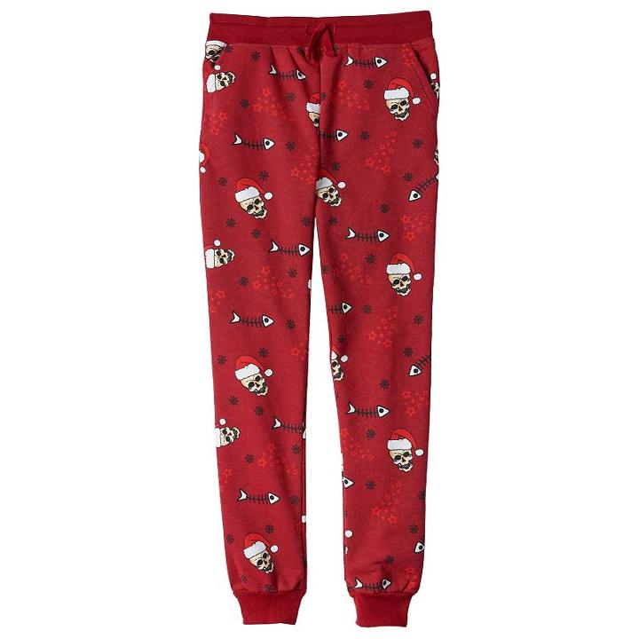 Boys 8-20 Hollywood Jeans Christmas Fleece Jogger Pants, Boy's, Size: S(8), Red Other