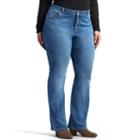 Plus Size Lee Modern-fit Straight Leg Jeans, Women's, Size: 18 - Regular, Dark Blue