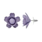 Simply Vera Vera Wang Matte Flower Nickel Free Stud Earrings, Women's, Brt Purple