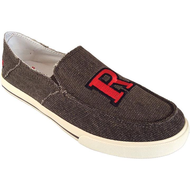 Men's Rutgers Scarlet Knights Drifter Slip-on Shoes, Size: 11, Brown