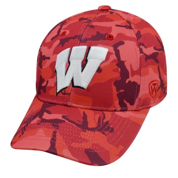 Adult Top Of The World Wisconsin Badgers Gulf One-fit Cap, Men's, Green