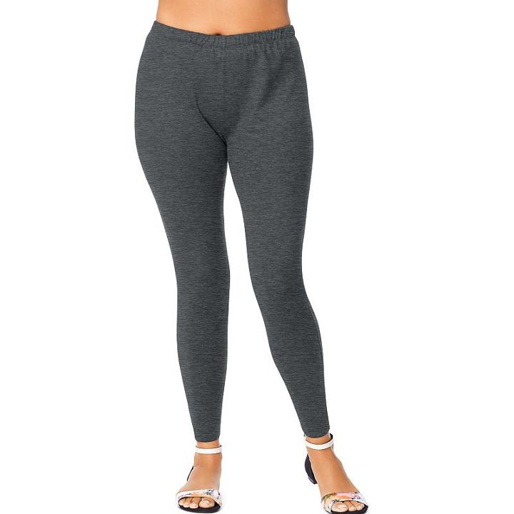 Plus Size Just My Size Solid Leggings, Women's, Size: 2xl, Grey