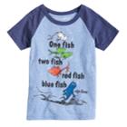 Boys 4-10 Jumping Beans&reg; Dr. Suess One Fish Two Fish Raglan Graphic Tee, Size: 7, Med Blue