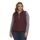 Plus Size Weathercast Quilted Vest, Women's, Size: 1xl, Dark Brown
