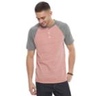 Men's Urban Pipeline&reg; Ultimate Baseball Henley, Size: Xxl, Med Pink