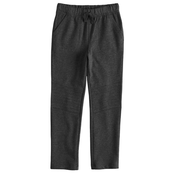 Boys 4-12 Jumping Beans&reg; Quilted Knee Slim Knit Pants, Size: 12, Oxford