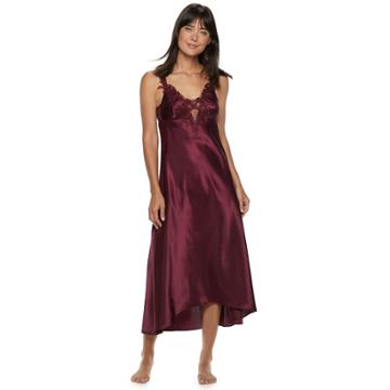 Women's Flora By Flora Nikrooz Stella Charmeuse Gown, Size: Xl, Red