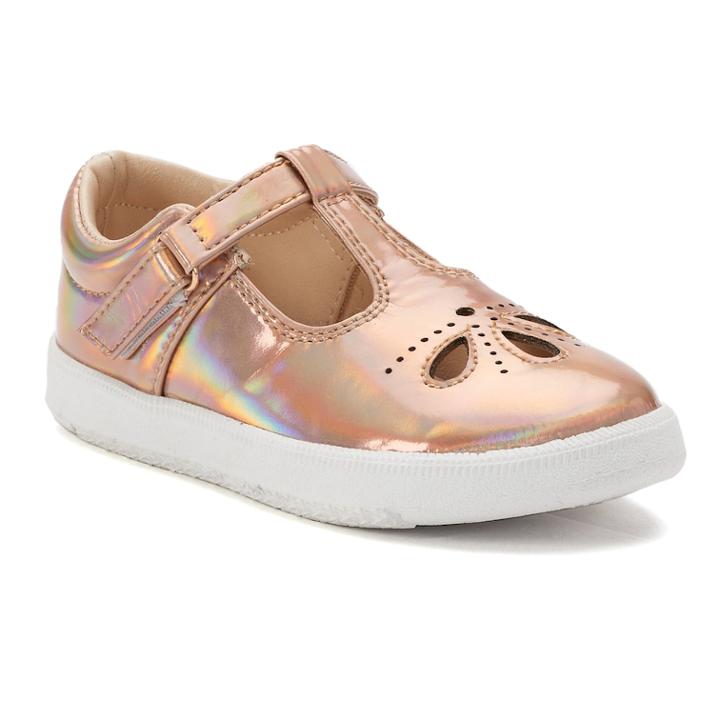 Dr. Scholl's Kameron Jane Toddler Girls' Sneakers, Size: 7 T, Gold