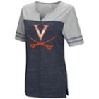 Women's Campus Heritage Virginia Cavaliers On The Break Tee, Size: Small, Blue (navy)