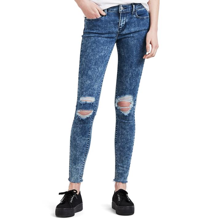 Women's Levi's&reg; 710 Super Skinny Jeans, Size: 28(us 6)m, Med Blue