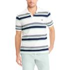 Big & Tall Chaps Striped Polo Shirt, Men's, Size: 4xb, White