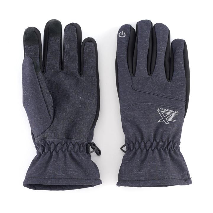 Men's Zeroxposur Gus Softshell Touchscreen Performance Gloves, Size: L/xl, Oxford