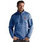 Antigua, Men's Detroit Pistons Fortune Pullover, Size: Large, Med Blue