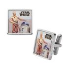 Star Wars C-3po & R2-d2 Stainless Steel Cuff Links, Men's, Multicolor