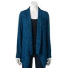 Women's Ab Studio Space-dye Cardigan, Size: Small, Turquoise/blue (turq/aqua)