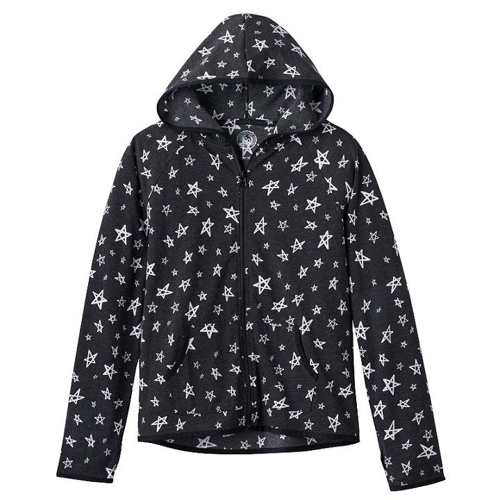 Girls 7-16 & Plus Size So&reg; Core Zip-up Hoodie, Girl's, Size: 12 1/2, Oxford