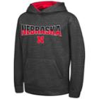 Boys 8-20 Campus Heritage Nebraska Cornhuskers Pullover Hoodie, Size: Xl(20), Grey (charcoal)