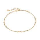 Lc Lauren Conrad Beaded Station Anklet, Women's, Blue