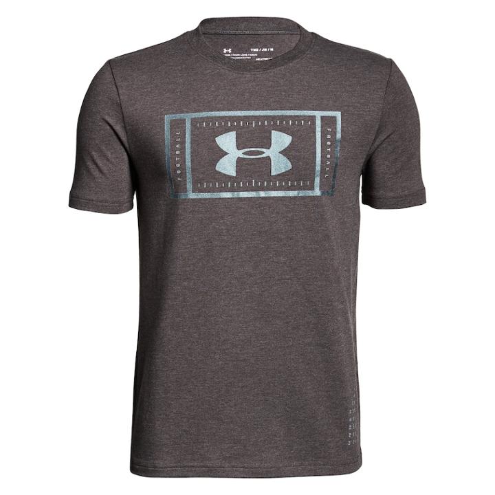 Boys 8-20 Under Armour Football Field Tee, Size: Xl, Grey (charcoal)