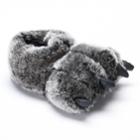 Bear Slippers - Boys, Size: 2-3, Dark Brown
