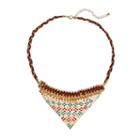 Gs By Gemma Simone Sun Salutation Collection Triangle Necklace, Teens, Size: 20, Multicolor