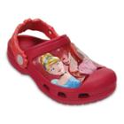 Creative Crocs Disney Princesses Kids' Clogs, Girl's, Size: 1, Red
