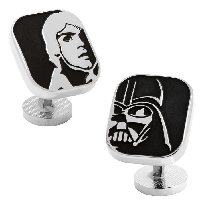 Star Wars Luke Skywalker & Darth Vader Cuff Links, Men's