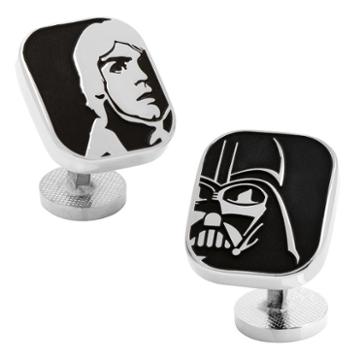 Star Wars Luke Skywalker & Darth Vader Cuff Links, Men's