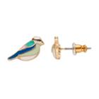 Lc Lauren Conrad Bird Stud Earrings, Women's, Blue