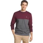 Men's Izod Advantage Sportflex Regular-fit Colorblock Performance Fleece Pullover, Size: Xl, Drk Purple