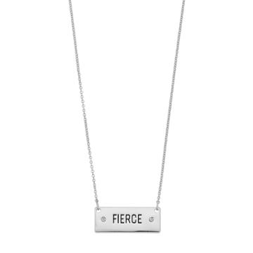 Lc Lauren Conrad Fierce Necklace, Women's, Silver